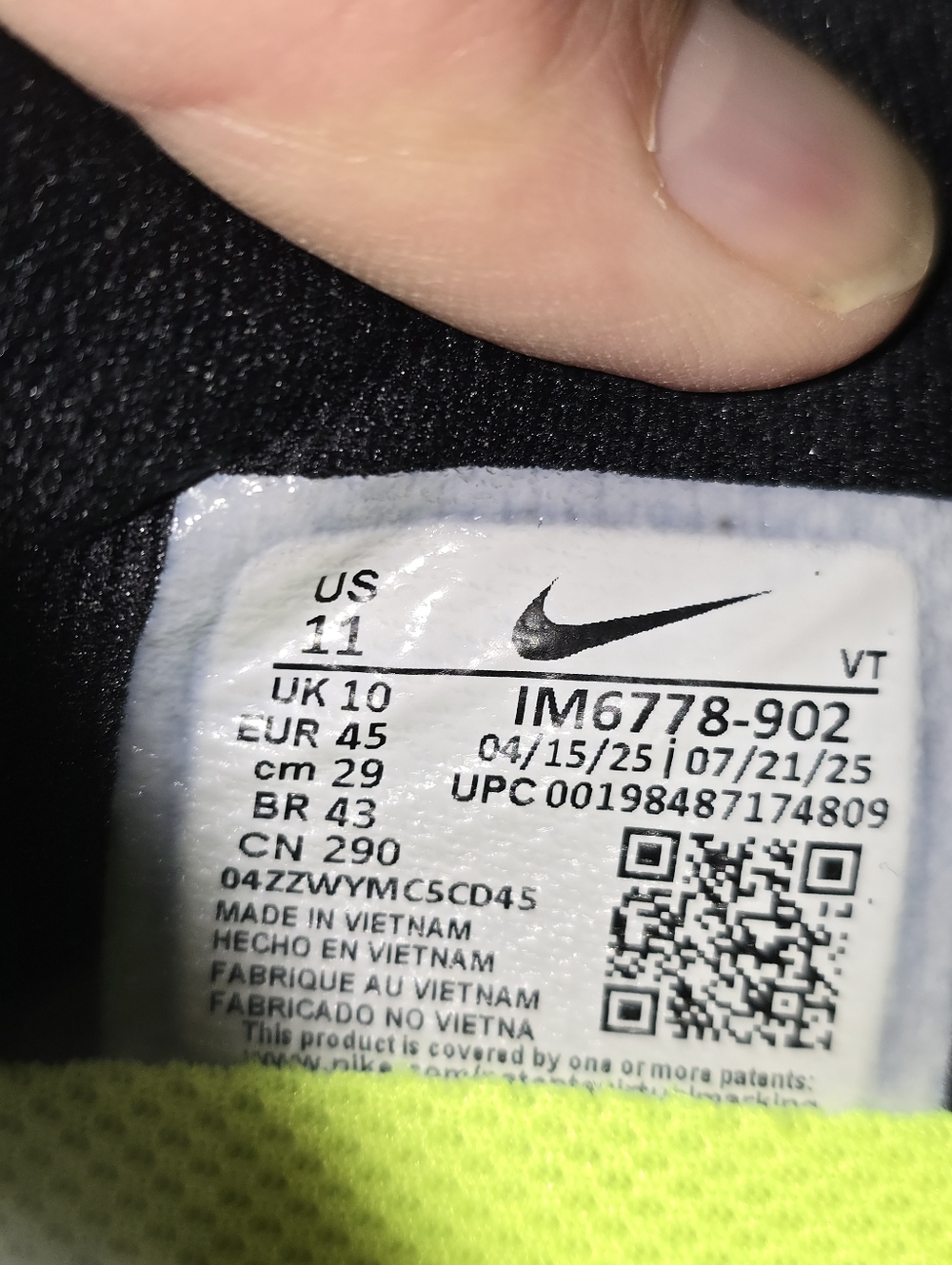 These are the Nike Pegasus Premium "Multi-Pixel" running shoes Mens 11 - Picture 9 of 9